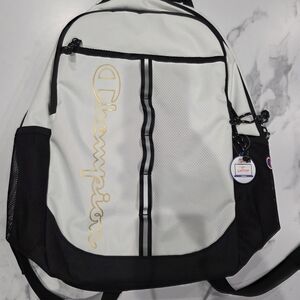 Champion White and Black Men's Backpack